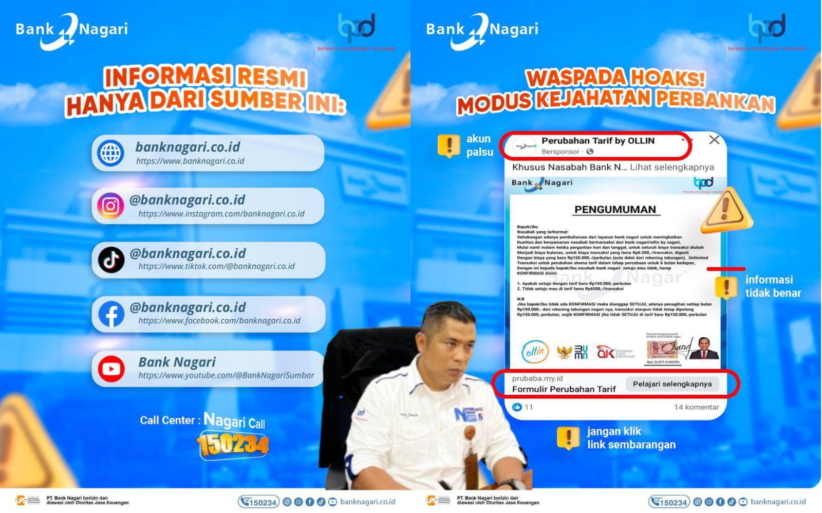 Pinca Bank Nagari Lubuk Sikaping, Budi Lica Chandra